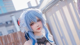 雪晴Astra_原神_甘雨女仆_[31P+1V-763MB]