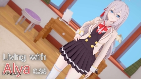 【日系SLG/汉化/动态】与阿尔雅一起生活 Living with Alya [v0.38]【PC+安卓/1.44G】